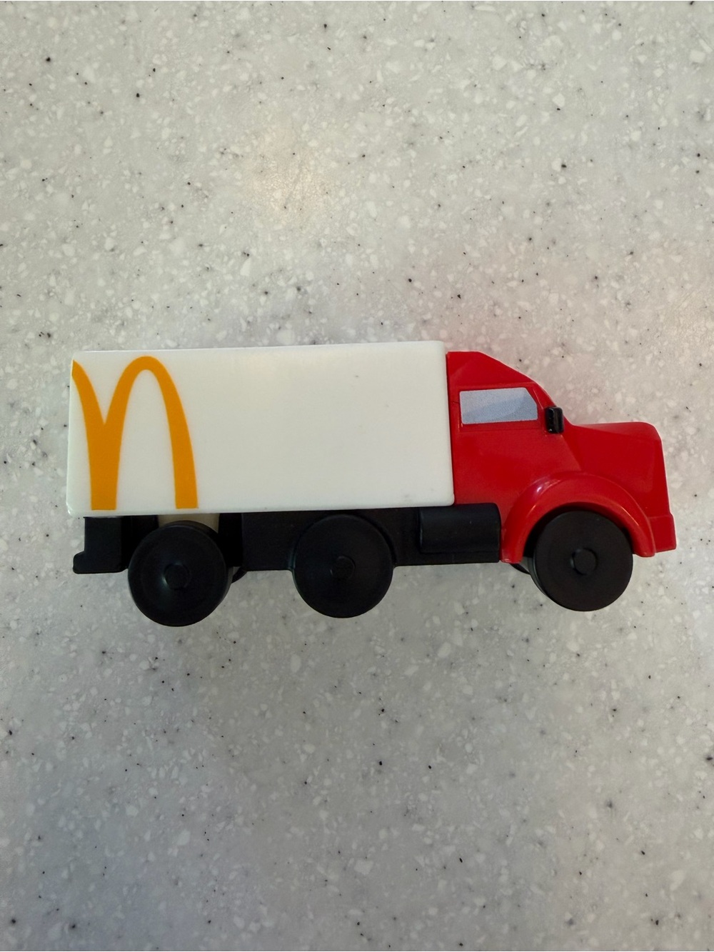 McDonald's Red, White & Yellow Delivery Truck Toy